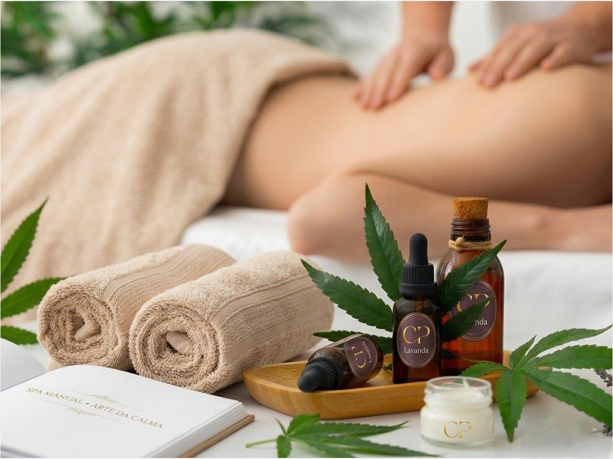 Massagem com óleos essenciais — Aromaterapia